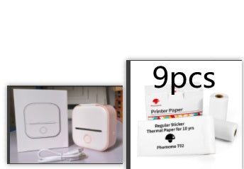 Portable Mini Bluetooth Printer – Print Notes, Labels & Photos Instantly | Inkless Thermal Technology