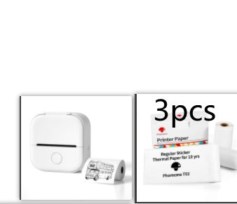 Portable Mini Bluetooth Printer – Print Notes, Labels & Photos Instantly | Inkless Thermal Technology