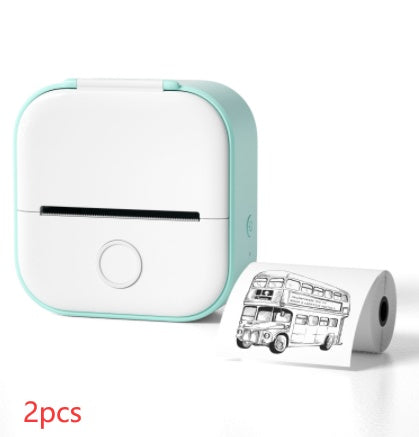 Portable Mini Bluetooth Printer – Print Notes, Labels & Photos Instantly | Inkless Thermal Technology