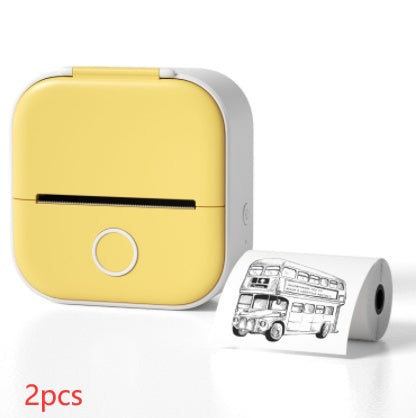 Portable Mini Bluetooth Printer – Print Notes, Labels & Photos Instantly | Inkless Thermal Technology