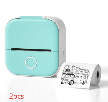 Portable Mini Bluetooth Printer – Print Notes, Labels & Photos Instantly | Inkless Thermal Technology