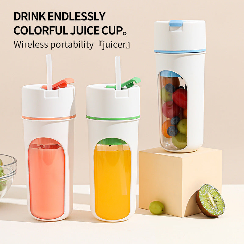 Portable USB Rechargeable Blender Juicer – Wireless Fruit Mixer & Smoothie Maker