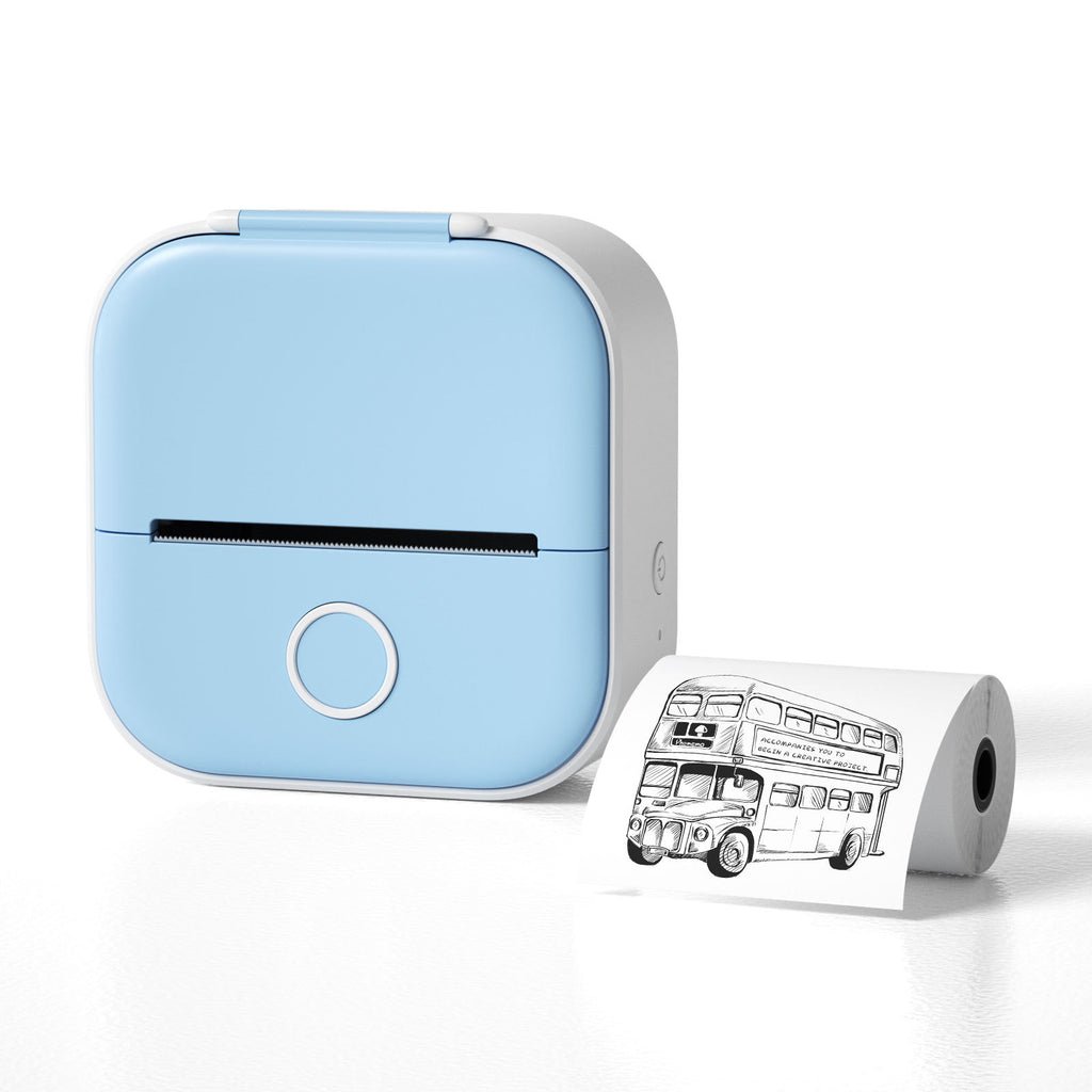 Portable Mini Bluetooth Printer – Print Notes, Labels & Photos Instantly | Inkless Thermal Technology