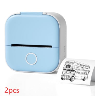 Portable Mini Bluetooth Printer – Print Notes, Labels & Photos Instantly | Inkless Thermal Technology