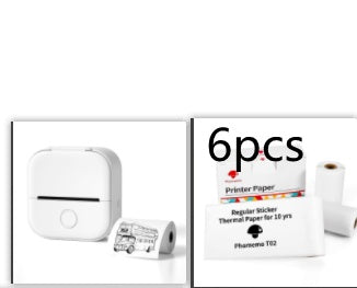 Portable Mini Bluetooth Printer – Print Notes, Labels & Photos Instantly | Inkless Thermal Technology