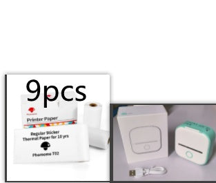 Portable Mini Bluetooth Printer – Print Notes, Labels & Photos Instantly | Inkless Thermal Technology