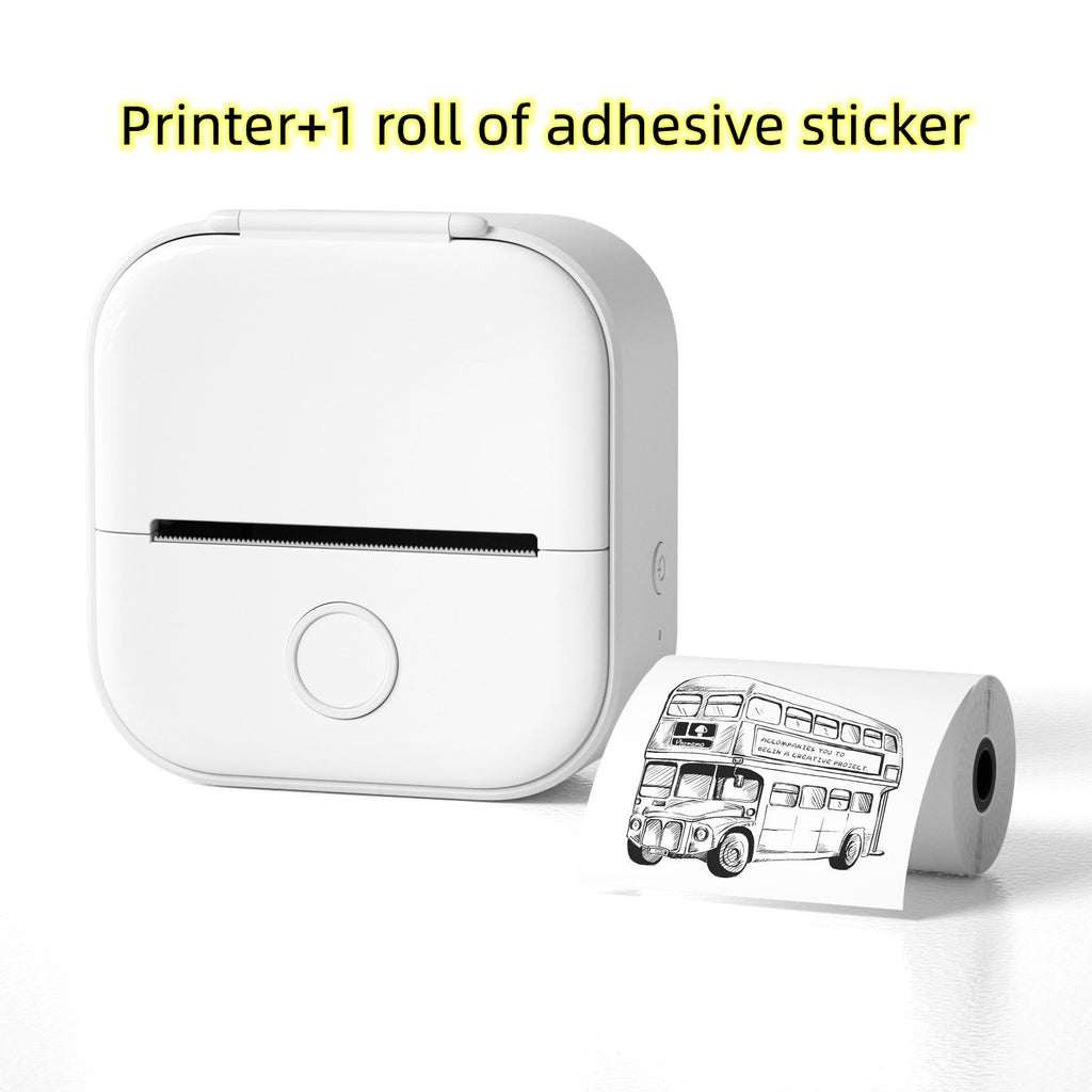 Portable Mini Bluetooth Printer – Print Notes, Labels & Photos Instantly | Inkless Thermal Technology