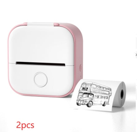 Portable Mini Bluetooth Printer – Print Notes, Labels & Photos Instantly | Inkless Thermal Technology
