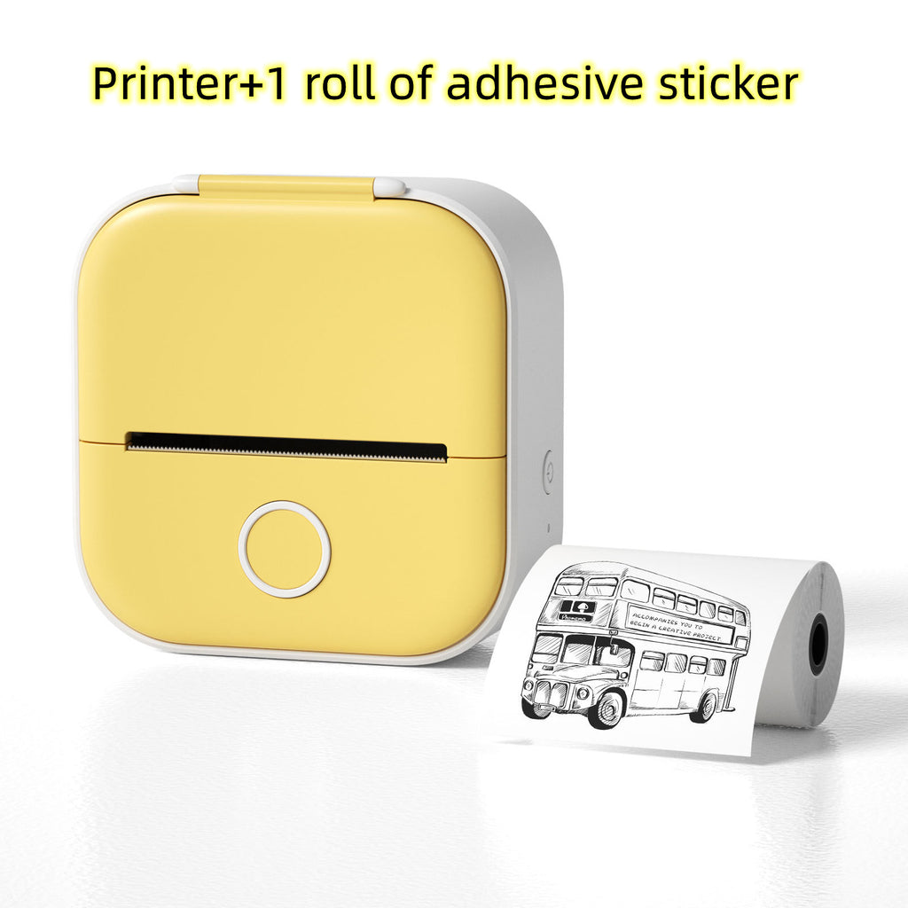 Portable Mini Bluetooth Printer – Print Notes, Labels & Photos Instantly | Inkless Thermal Technology